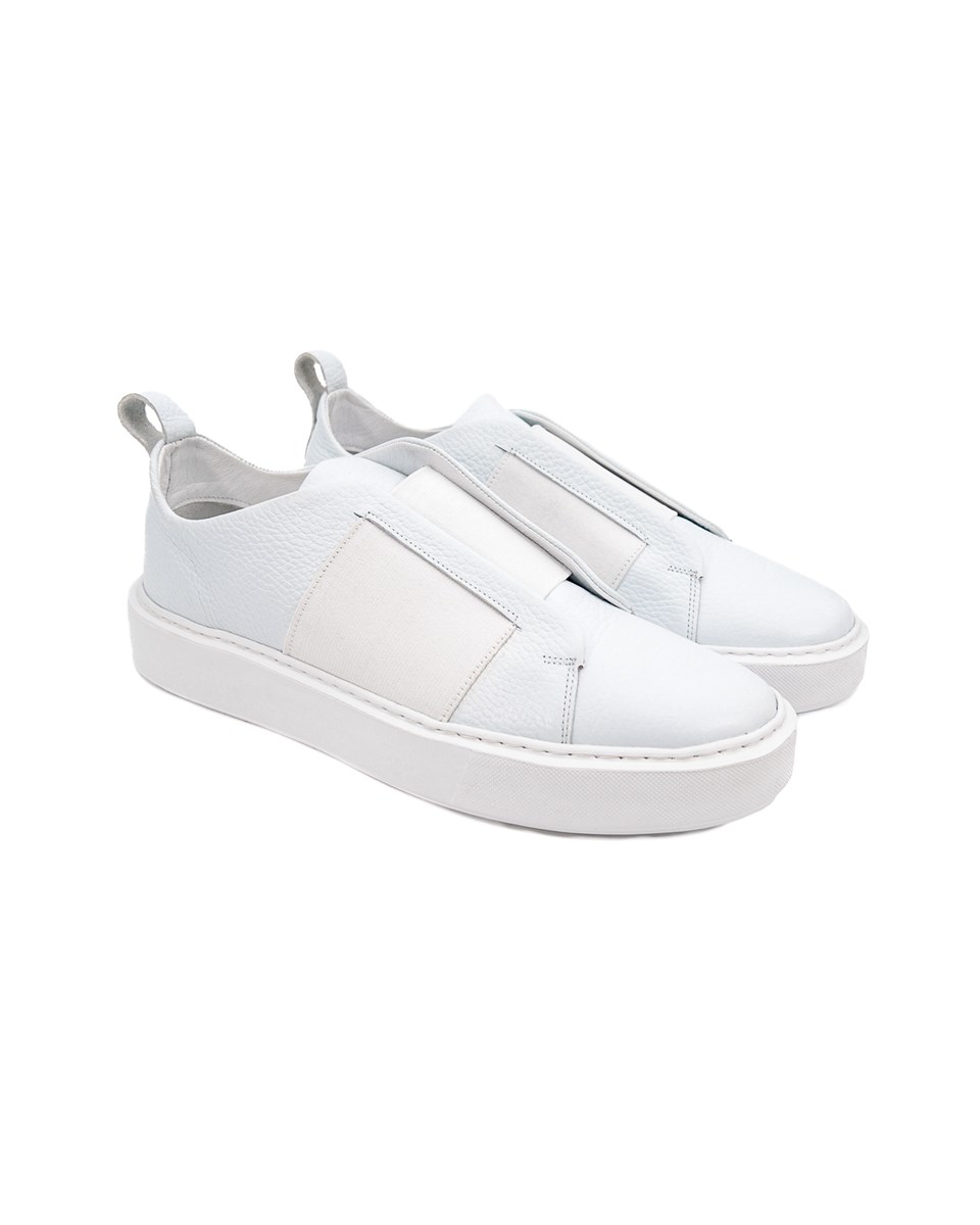 Shadow Beyaz Hakiki Deri Beyaz Taban Erkek Spor (Sneaker) Ayakkabı