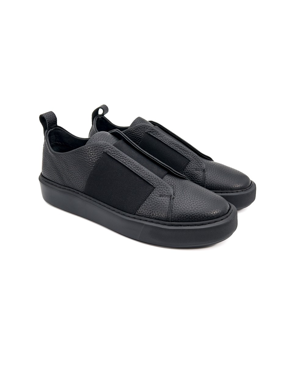 Shadow Siyah Hakiki Deri Siyah Taban Erkek Spor (Sneaker) Ayakkabı